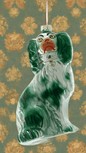 Staffordshire Dog - Green | Christmas Ornament - Bon Ton goods