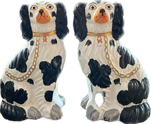 Load image into Gallery viewer, “Staffordshire” Dogs Pair Paper Mache - Bon Ton goods
