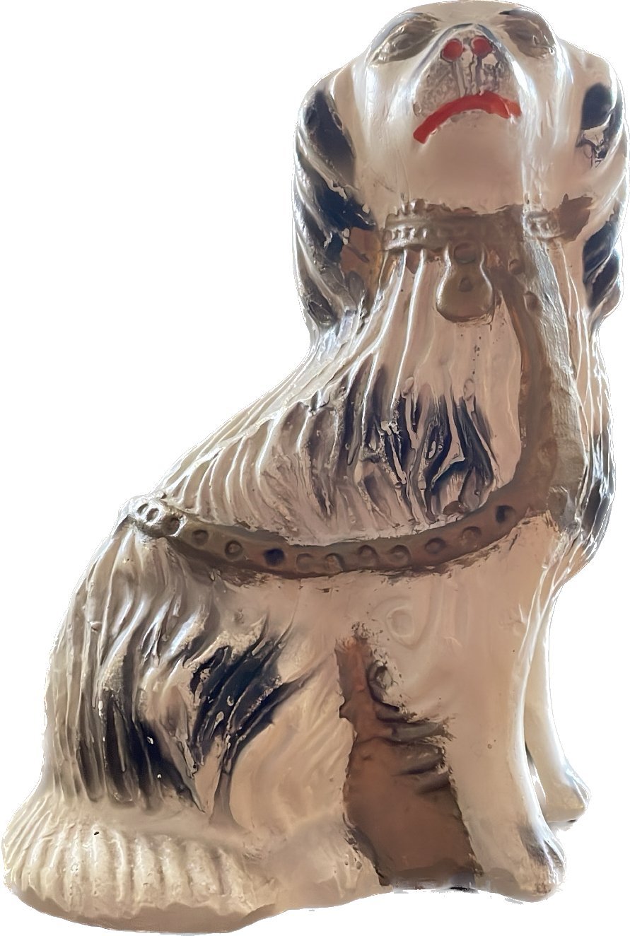 “Staffordshire Dogs” Single Plaster Coin Bank - Bon Ton goods