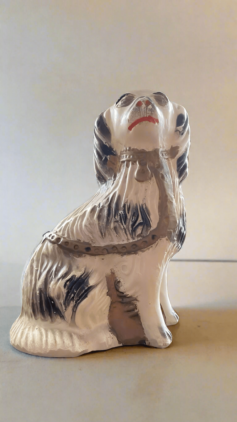 “Staffordshire Dogs” Single Plaster Coin Bank - Bon Ton goods