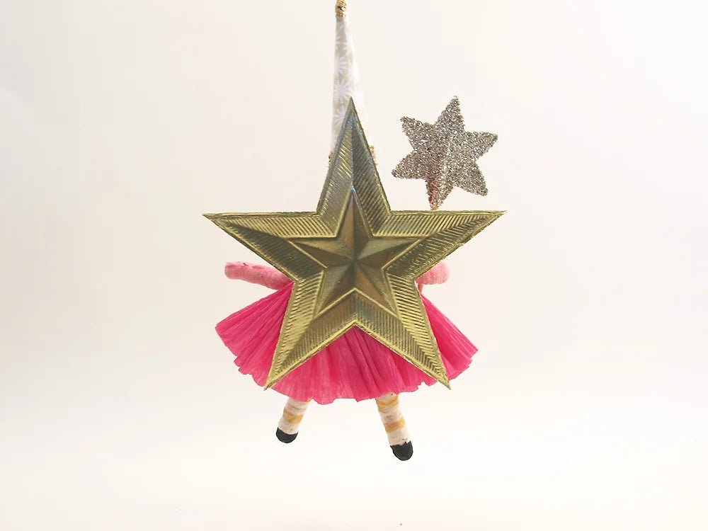 Star Fairy - Vintage Inspired Spun Cotton | Vintage by Crystal Spun Cotton Ornament - Bon Ton goods