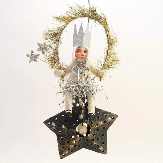 Star Gaze Princess Ornament - Vintage Inspired Spun Cotton | Vintage by Crystal Spun Cotton Ornament - Bon Ton goods
