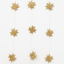 Load image into Gallery viewer, Stars on a String Garland, nature - Bon Ton goods
