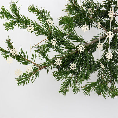 Stella Star Garland, Natural | Christmas Ornament - Bon Ton goods