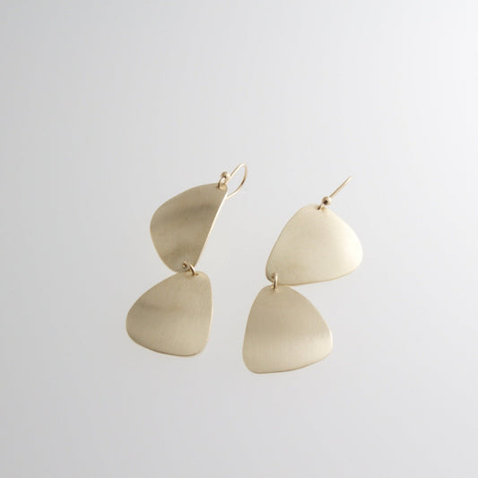 Stone Agnes Gold Earrings | Mikkel Brøgger: Exclusive Pre-Order - Bon Ton goods