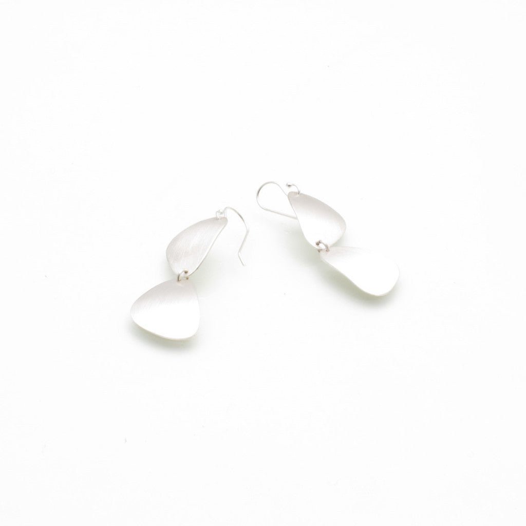 Stone Agnes Silver Earrings | Mikkel Brøgger - Bon Ton goods