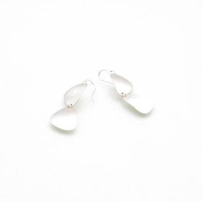 Stone Agnes Silver Earrings | Mikkel Brøgger - Bon Ton goods