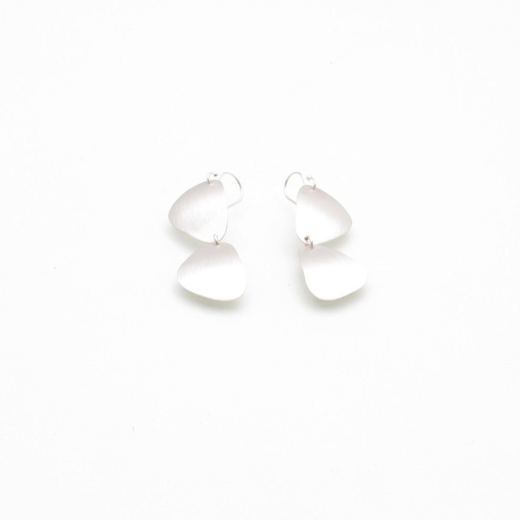 Stone Agnes Silver Earrings | Mikkel Brøgger - Bon Ton goods