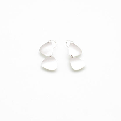 Stone Agnes Silver Earrings | Mikkel Brøgger - Bon Ton goods