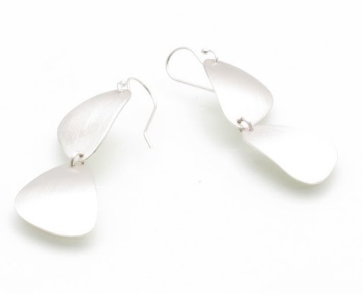Stone Agnes Silver Earrings | Mikkel Brøgger - Bon Ton goods