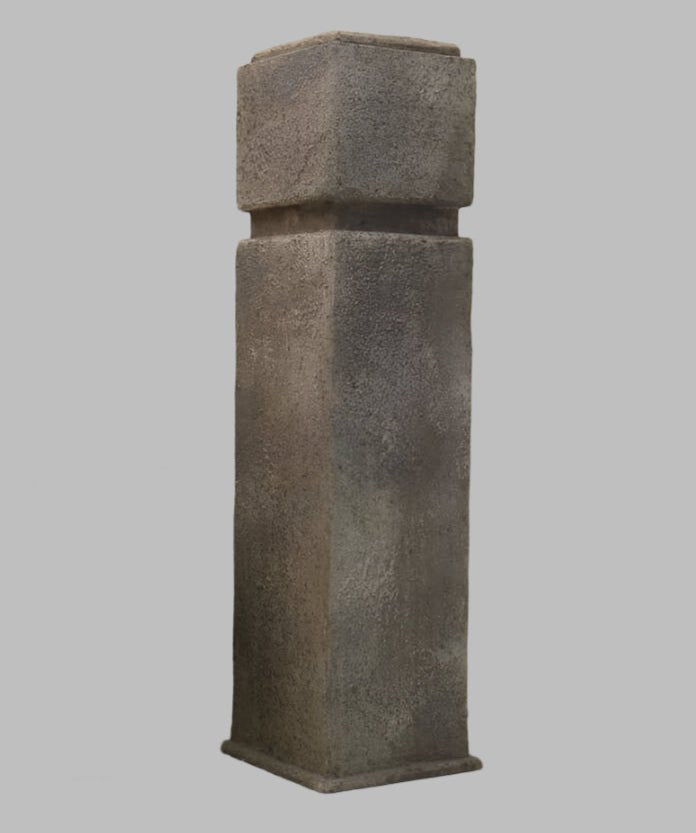 Stone-Effect Pedestal Plinth - Bon Ton goods