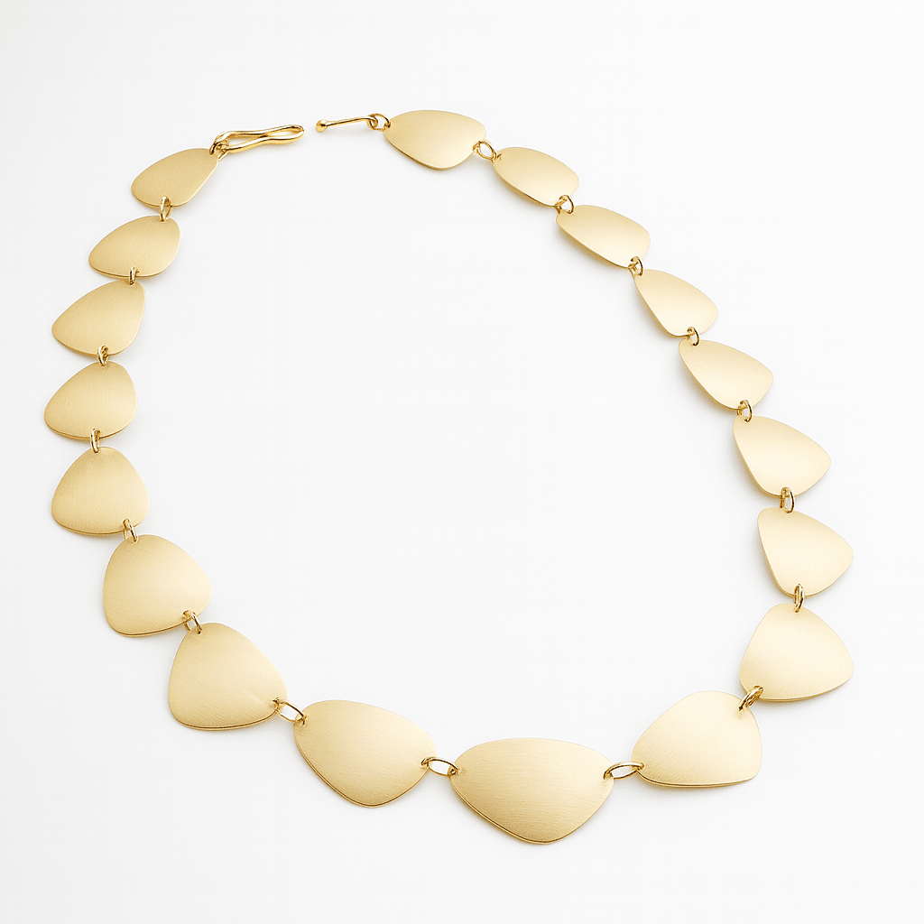 Stone Sarah Gold Necklace | Mikkel Brøgger - Bon Ton goods