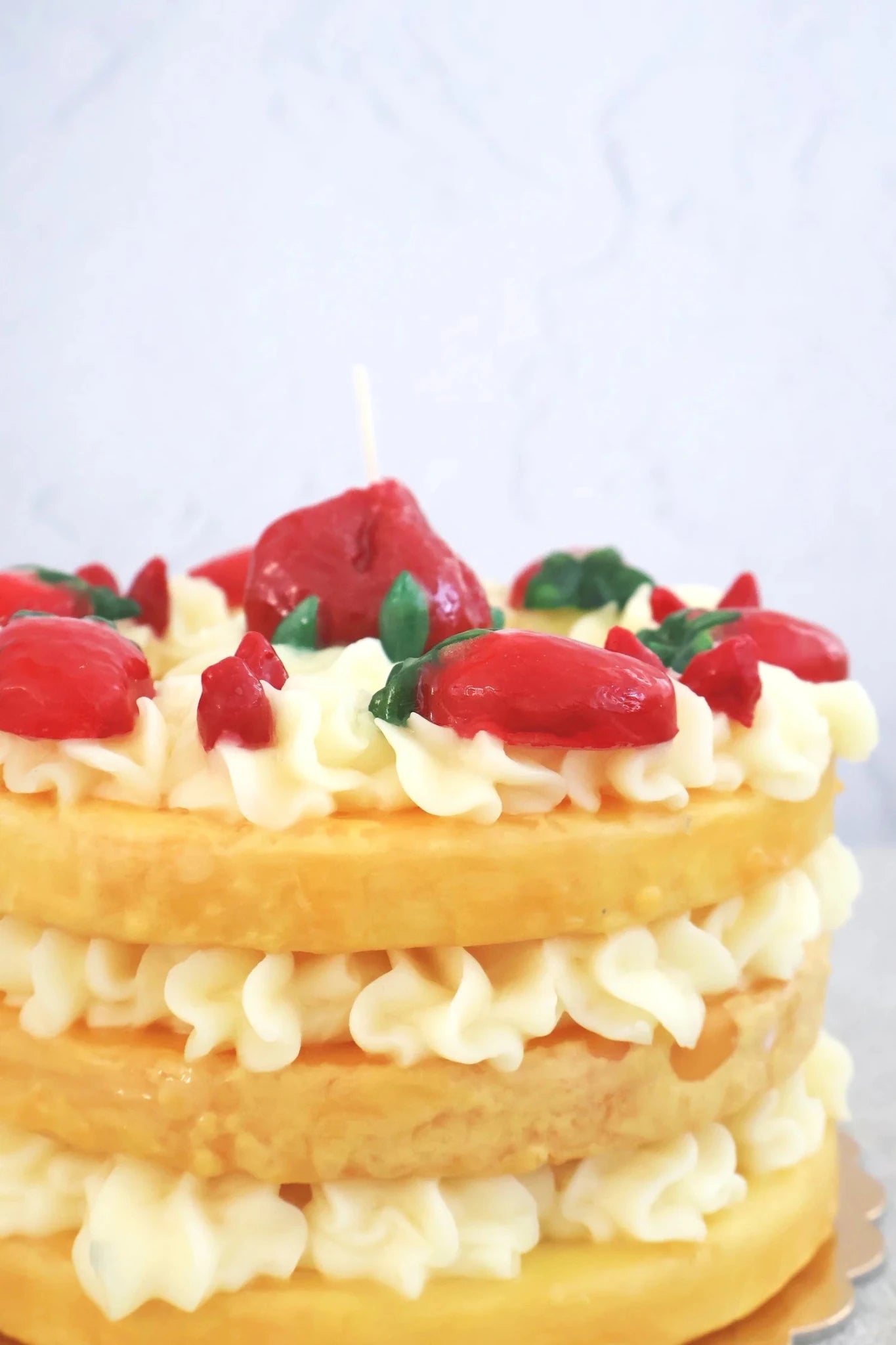 Strawberry - Torta Tripoli Strato Wax Cake | Cereria Introna - Bon Ton goods