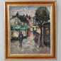 Street Scene, Paris Unidentified Artist, Oil on Canvas - Bon Ton goods