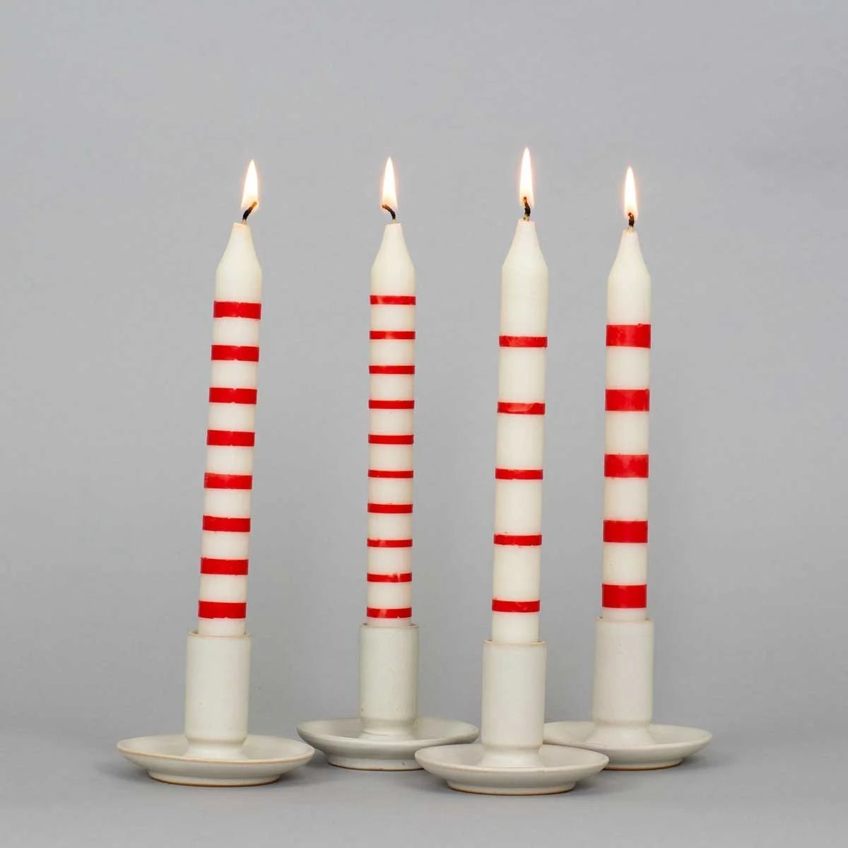 Striped Candles | Christmas Ornament - Bon Ton goods