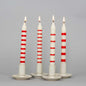 Striped Candles | Christmas Ornament - Bon Ton goods