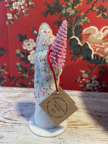 Sugarbead Confetti Santa with Rose Tree | Ino Schaller - Bon Ton goods