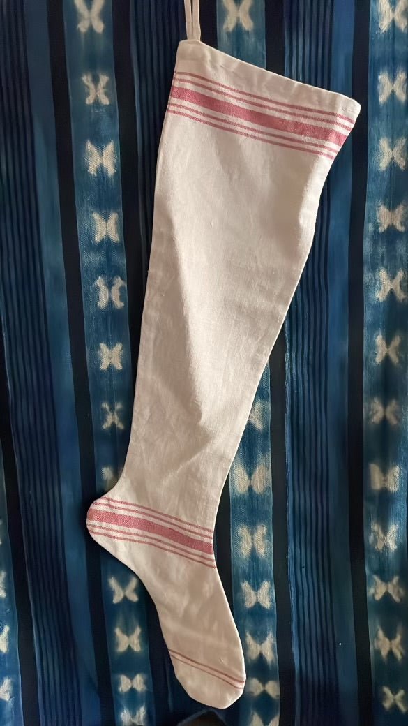 Swedish Christmas Stocking - Antique Fabric - Bon Ton goods