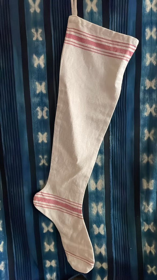 Swedish Christmas Stocking - Antique Fabric - Bon Ton goods