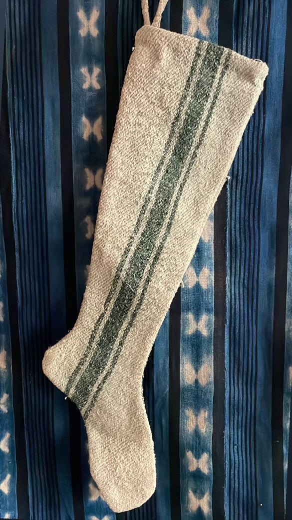 Swedish Christmas Stocking - Antique Fabric - Bon Ton goods