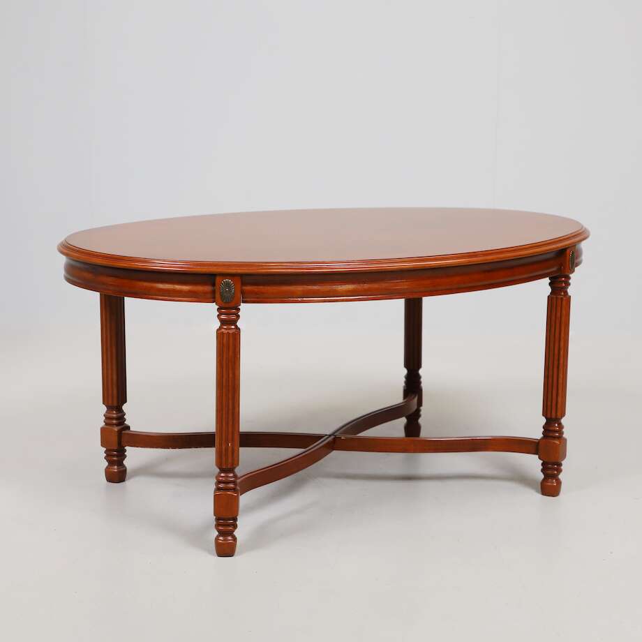 Swedish Gustavian Style Coffee Table, Early 20th Century - Bon Ton goods