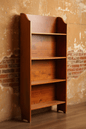 Swedish Pine Display Shelf, Early 20th Century - Bon Ton goods
