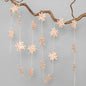 Swedish Star Garland, white/red - Bon Ton goods