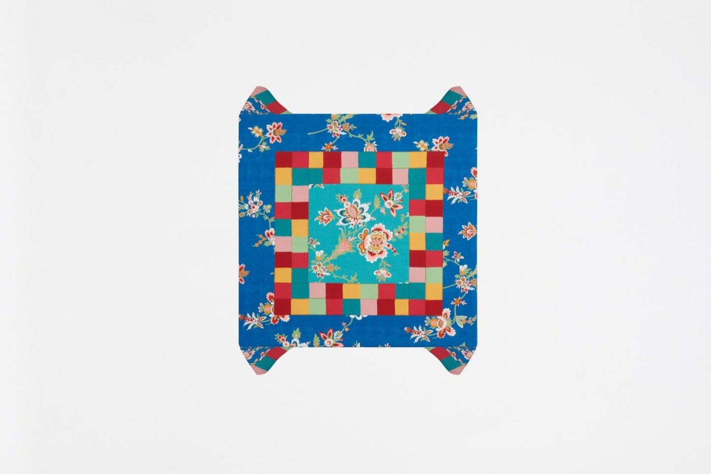 Swiss Blue Veronese - Natural Cotton Cloth 110x110 | Lisa Corti - Bon Ton goods