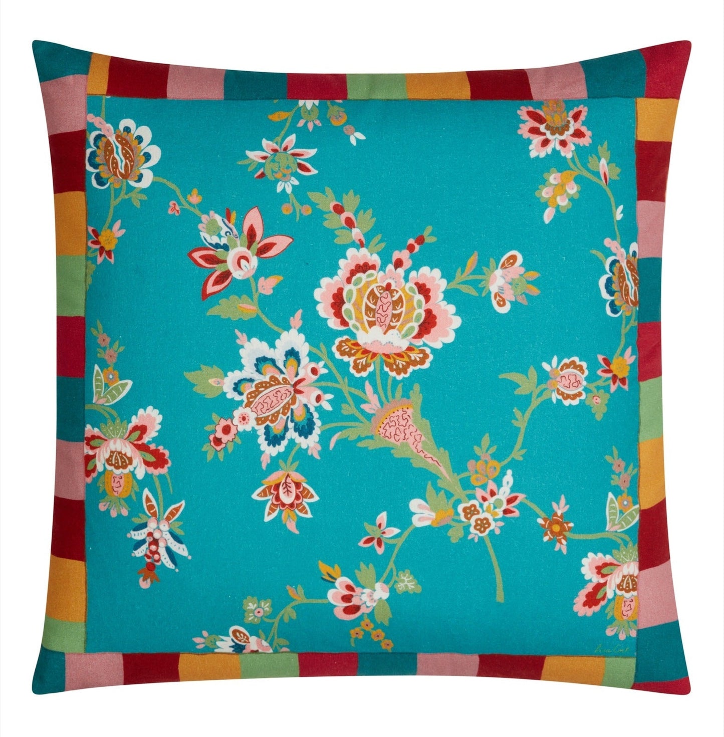 Swiss Blue Veronese Pillow Cushion Cover 45x45 | Lisa Corti - Bon Ton goods