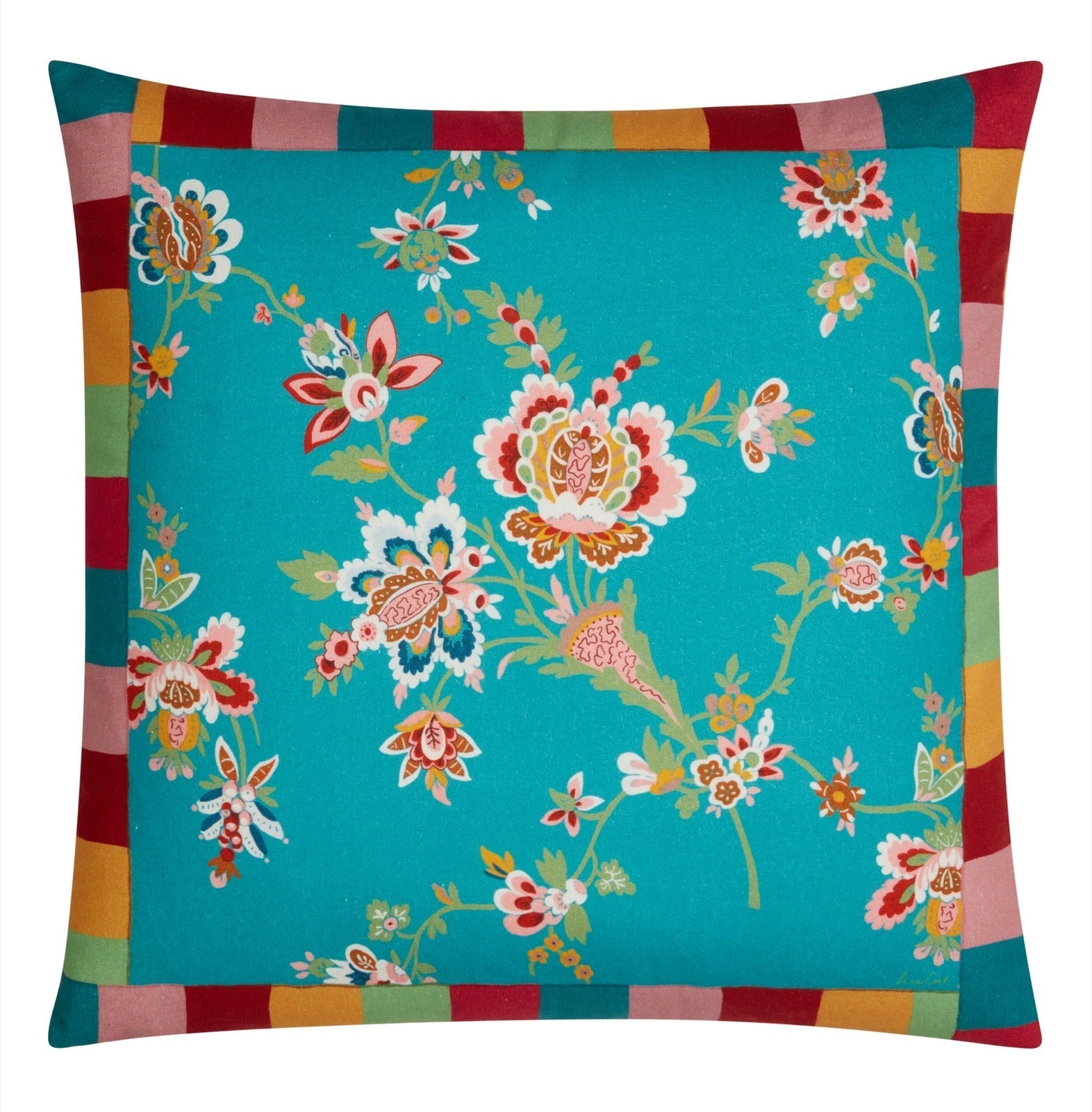 Swiss Blue Veronese Pillow Cushion Cover 45x45 | Lisa Corti - Bon Ton goods
