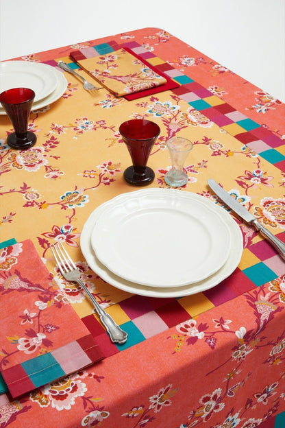 Swiss Geranium Yellow - Cotton Cloth 180x180 | Lisa Corti - Bon Ton goods