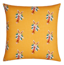 Load image into Gallery viewer, Swiss Geranium Yellow Pillow - Bon Ton goods
