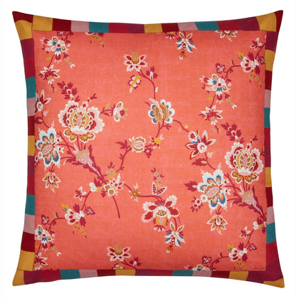Swiss Geranium Yellow Pillow Cushion Cover 60x60 | Lisa Corti - Bon Ton goods