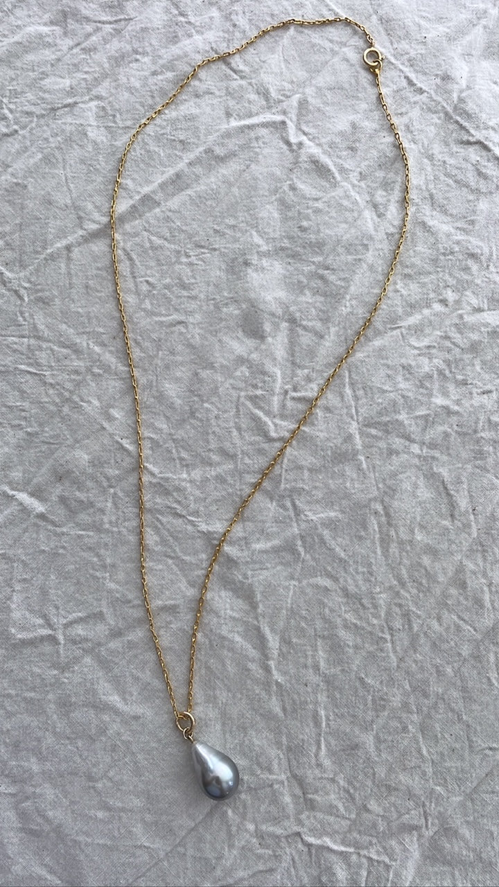 Tahitian Pearl Pendant Gold Necklace - Bon Ton goods