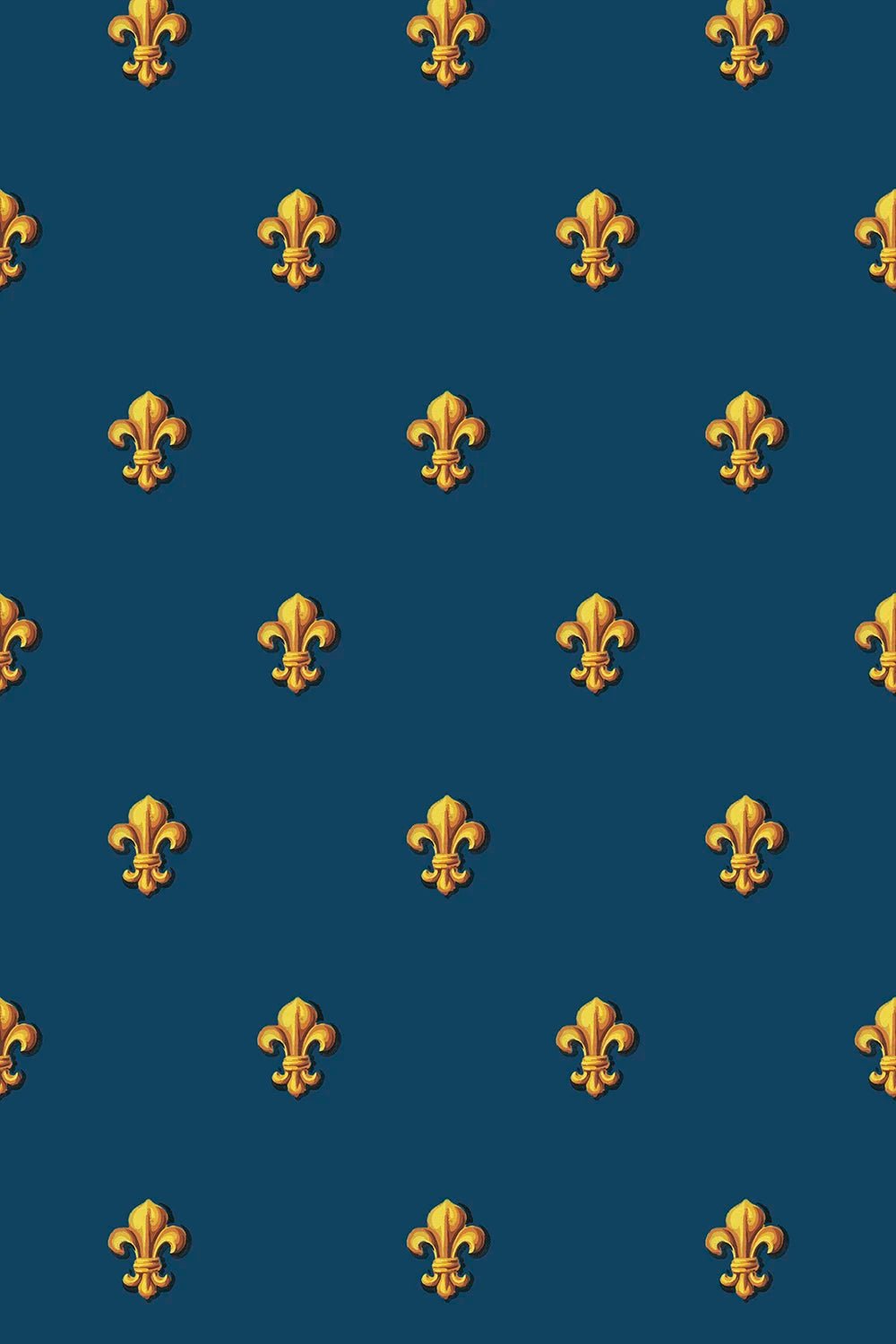 Tapetorama Wallpaper Fleur-de-Lis - Bon Ton goods