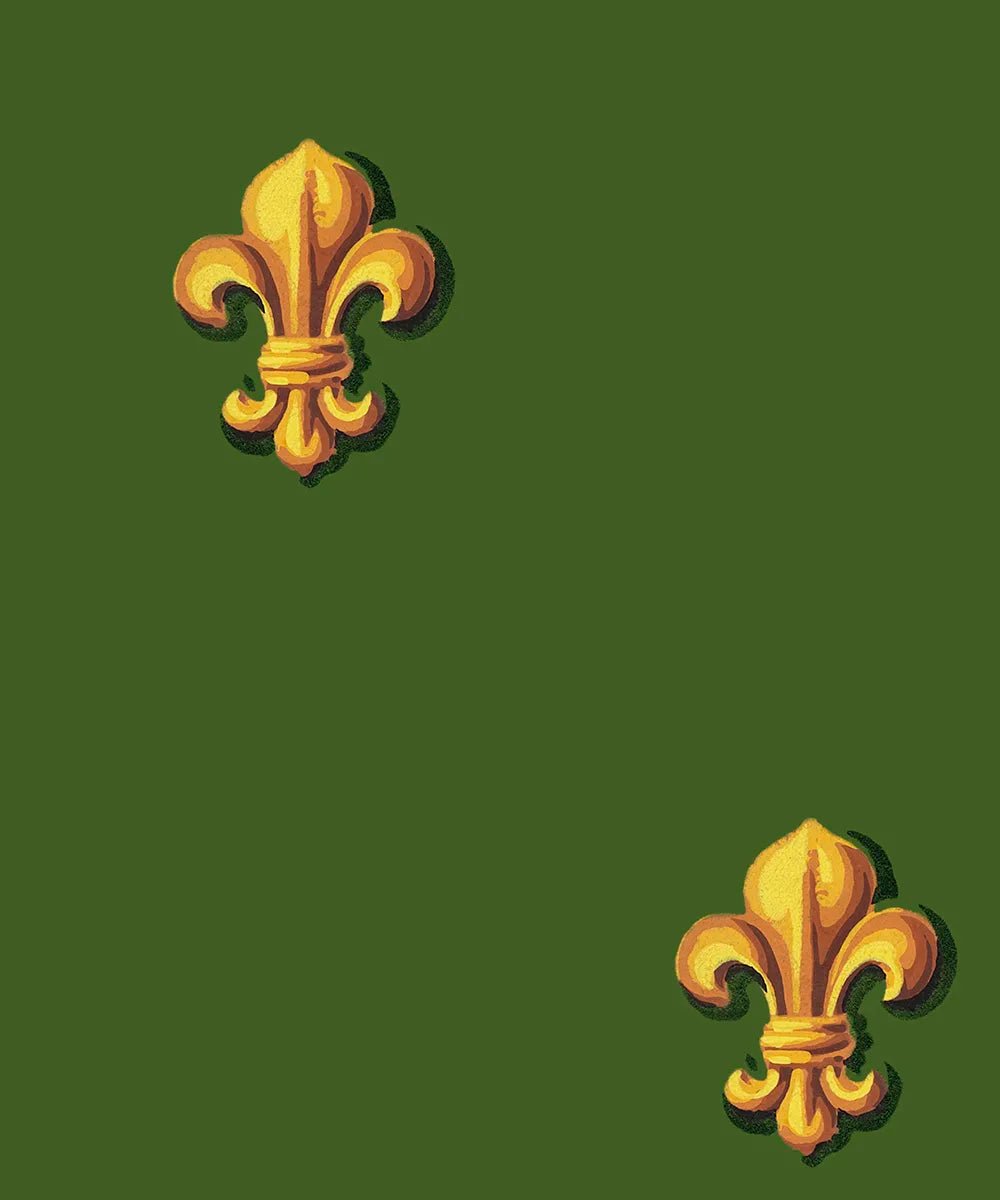 Tapetorama Wallpaper Fleur-de-Lis - Bon Ton goods