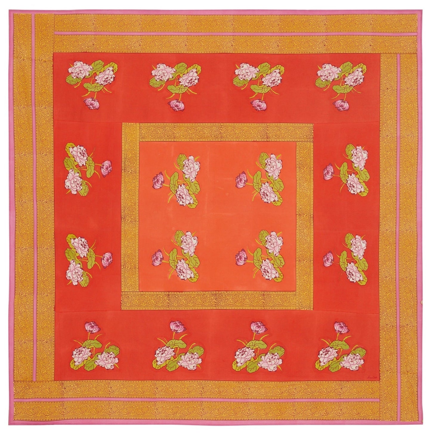 Tea Flower - Cotton Cloth 180x180 | Lisa Corti - Bon Ton goods