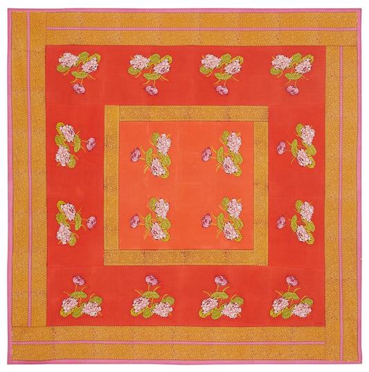 Tea Flower - Cotton Cloth 180x180 | Lisa Corti - Bon Ton goods