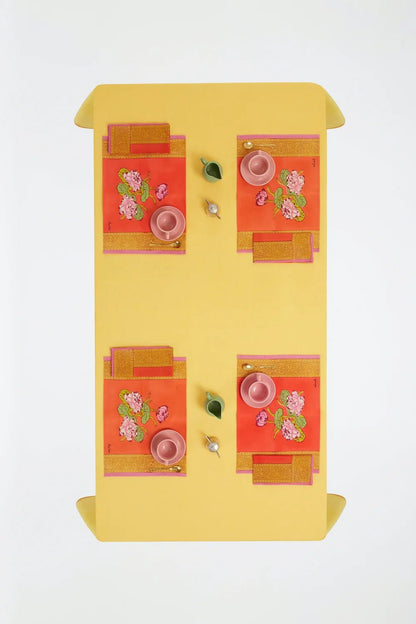 Tea Flower Napkins | Lisa Corti - Bon Ton goods