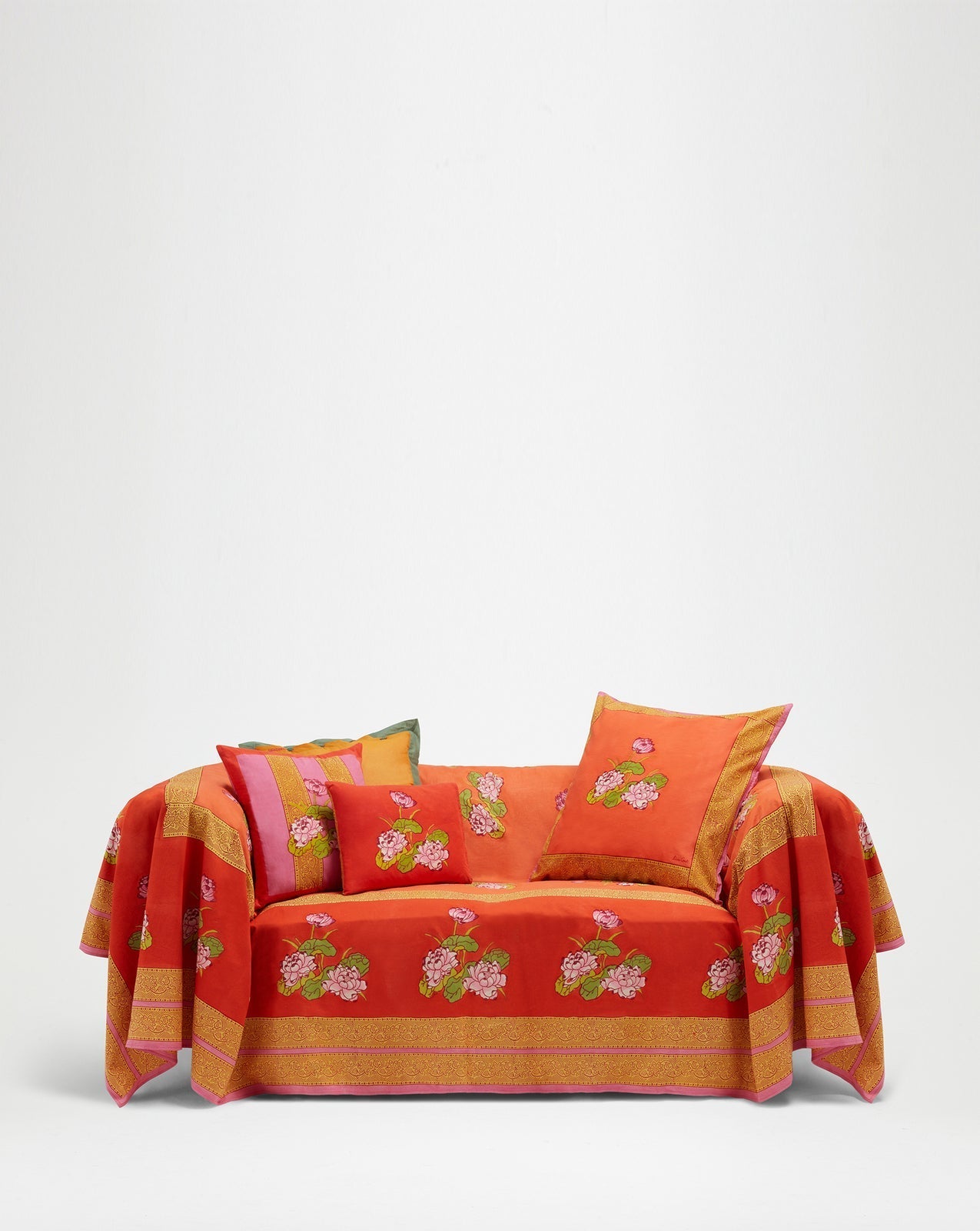 Tea Flower Pillow Cushion Cover 45x45 | Lisa Corti - Bon Ton goods