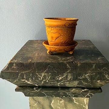 Teak Unglazed Faaborg Pot | Handmade Erik Bendtsen Ceramics - Bon Ton goods