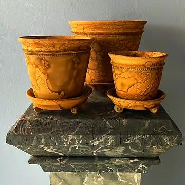 Teak Unglazed Faaborg Pot | Handmade Erik Bendtsen Ceramics - Bon Ton goods