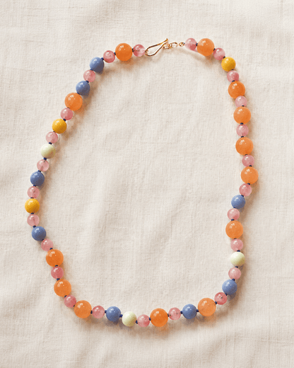 The Sconset Necklace: Gemstone Bead Necklace | Mikkel Brøgger - Bon Ton goods