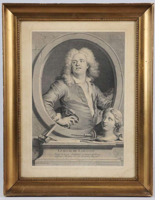 The Sculptor — Antique Copperplate Engraving - Bon Ton goods