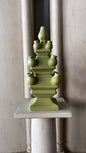 Three Tier Tulip Vase Green | Heinen Delfts Blauw - Bon Ton goods