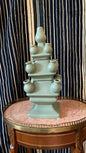 Three Tier Tulip Vase Moss Green | Heinen Delfts Blauw - Bon Ton goods