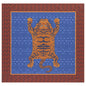 Tibetan Tiger Celeste Blue Tablecloth - 180X180 | Lisa Corti - Bon Ton goods