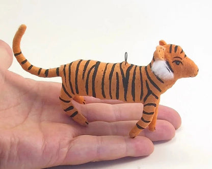Tiger Ornament/Figure - Vintage Inspired Spun Cotton - Bon Ton goods