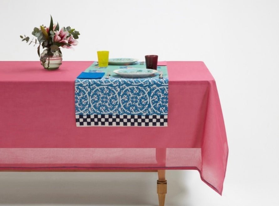 Tiles Green - Table Runner | Lisa Corti - Bon Ton goods