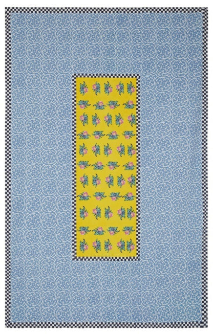 Tiles Yellow Cotton Cloth - 220x350 | Lisa Corti - Bon Ton goods